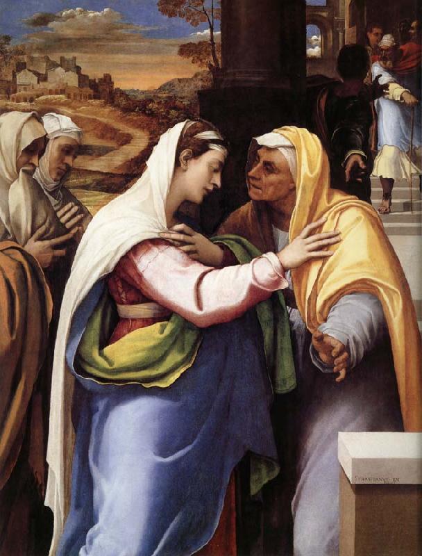 Sebastiano del Piombo La Visitation Germany oil painting art